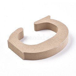 未完成の木材のスライス  レーザーカットウッドシェイプ  diyの絵画飾りクリスマスの家の装飾のペンダント  文字.c  100x81x15mm&nbsp;LS-DIY-WH0162-62C