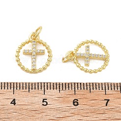 Латунные микро проложить кубического циркония подвески KK-C092-21A-G