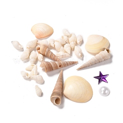 Peinture de pâte de disque de conque de coquille de modèle de gâteau de bricolage pour des enfants&nbsp;DIY-P035-02