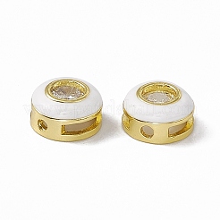 Стойки обшивки латунь кубического циркония бусы&nbsp;KK-C007-15G-02