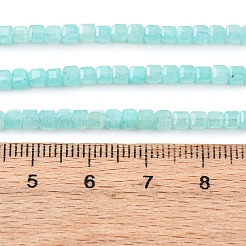 Природных амазонит бисер нитей&nbsp;G-K366-H01-3mm
