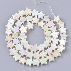 Нити бусин из пресноводных ракушек SHEL-N026-08A