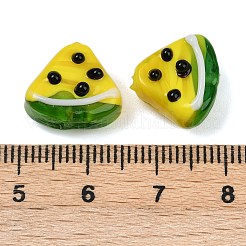 Бусины ручной работы в технике лэмпворк с неровностями&nbsp;LAMP-S070-01A