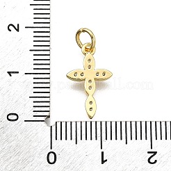 Латунные микро проложить кубического циркония подвески X-KK-Z100-41G-03