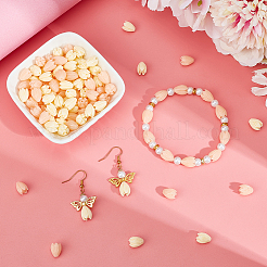 100 шт. 2-х цветные синтетические коралловые бусины CORA-SP0001-02A