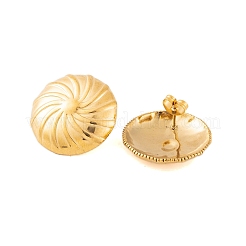 Ионное покрытие (ip) серьги-гвоздики из нержавеющей стали 304 для женщин EJEW-P279-45G