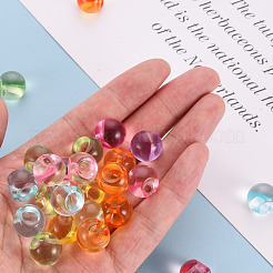 Прозрачные акриловые пуговицы с 1 отверстием TACR-S154-50B