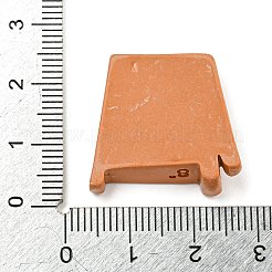 Cabujones decodificados de resina opaca con tema de café&nbsp;RESI-M042-01E