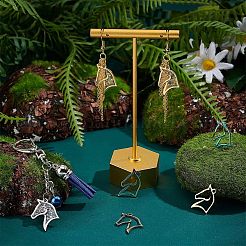 12 шт. подвески из нержавеющей стали 304 двух цветов STAS-UN0038-79