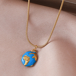 Colliers pendentifs vintage en acier inoxydable 304&nbsp;AV5804