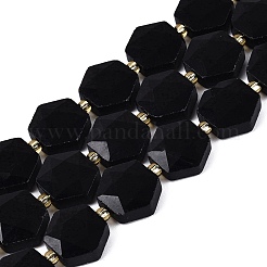 Natürlichen Obsidian Perlen Stränge&nbsp;G-N368-01A-01