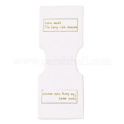 Складывающиеся бумажные карточки для демонстрации ювелирных изделий в виде слов для ожерелий CDIS-T004-17