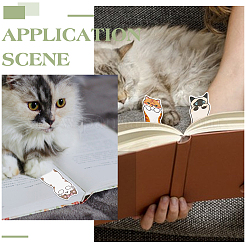 30 шт. милых бумажных закладок в виде кота&nbsp;AJEW-WH0455-255