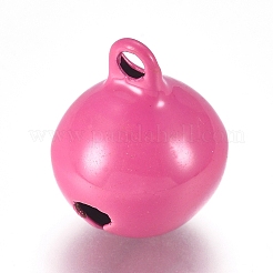 Pendentifs cloches en fer peint à la cuisson&nbsp;IFIN-WH0052-03I