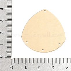 Messing-Kronleuchter-Komponentenglieder mit 4 Loch in Tropfenform&nbsp;KK-E805-02G