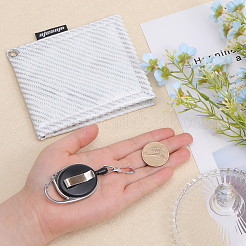 Переливающиеся полотенца для гольфа из ПВХ и микрофибры&nbsp;AJEW-WH0332-22