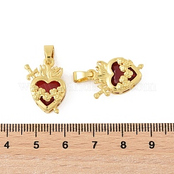 Подвески из латуни и стекла KK-F900-01G