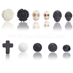 Наборы для самостоятельного изготовления эластичных браслетов в готическом стиле&nbsp;DIY-SC0030-42