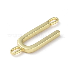 Breloques de connecteur en laiton de placage de rack&nbsp;KK-P245-07G-U