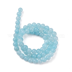 Natürliche gelbe Jade Perlen Stränge&nbsp;JBR6mm-4