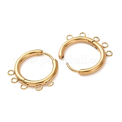 304 cerchietto per orecchini in acciaio inossidabile&nbsp;STAS-D183-02B-G