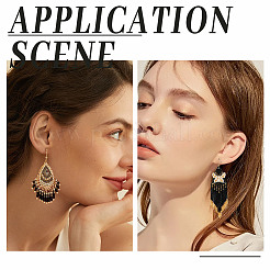 1960 шт. 12 вида стеклянных витых бусин SEED-GO0001-07A