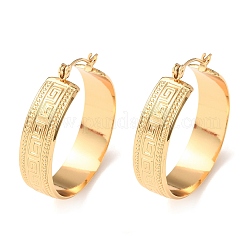 Boucles d'oreilles créoles en acier inoxydable 304 pour femmes&nbsp;SA-CBA4160-24G