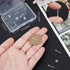 6 пара гипоаллергенных биокерамических оправ для сережек из циркониевой керамики&nbsp;FIND-BBC0003-67