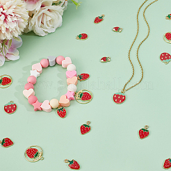 48шт 8 стиля подвески из сплава с эмалью&nbsp;ENAM-HY0001-48