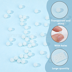 300 шт. круглые бусины из опалита GLAA-DC0001-52