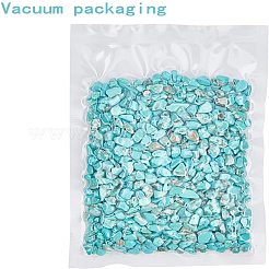 Окрашенные и нагретые бусины из натуральной стружки говлита G-GA0001-17