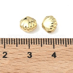 Латунные бусины в форме ракушки&nbsp;KK-G555-04G