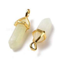 Pendentifs pointus en jade naturel&nbsp;G-K329-38G