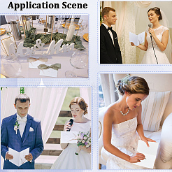 2 carte de vœux de mariage en papier de 2 couleurs&nbsp;AJEW-GF0012-70