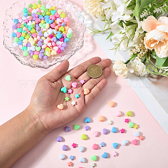 900шт 2 стиля непрозрачные акриловые бусины&nbsp;MACR-PA0001-36