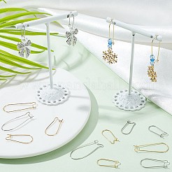 120 шт. 6 стиля фурнитуры для сережек-колец из нержавеющей стали 304&nbsp;STAS-SP0001-26