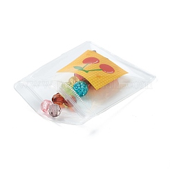 Sacchetto rettangolare di plastica con chiusura a zip per caramelle&nbsp;OPP-M004-03B