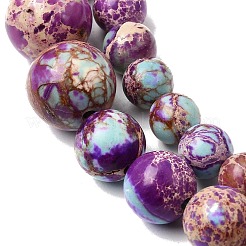 Jaspe impérial naturel brins de perles graduées&nbsp;G-A323-C03-01A