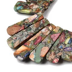 Synthetischer Regalit / kaiserlicher Jaspis / Seesediment-Jaspisperlenstränge&nbsp;G-E377-09B