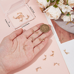 18 шт. Латунные подвески KK-BBC0016-08