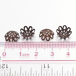 Bronzo antico caps fiore ferro tallone&nbsp;X-IFIN-ZX1173-AB-NF
