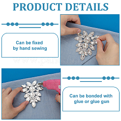 1шт. украшение из сплава стекла FIND-FG0004-85A