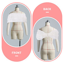 1 Stück Polyester-Gaze-Vorfach&nbsp;AJEW-GL0003-25B-01