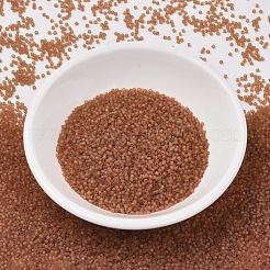 MIYUKIデリカビーズ  シリンダー  日本製シードビーズ  11/0  （db1261)マット透明マリーゴールド  1.3x1.6mm  穴：0.8mm  約2000PCS /ボトル  10 G /ボトル&nbsp;SEED-JP0008-DB1261