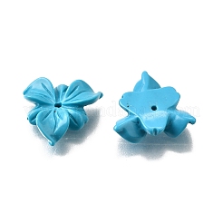 Синтетические бирюзовые бусины&nbsp;G-S390-04A