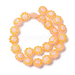 Стеклянные эмалевые бусины GLAA-C038-02I