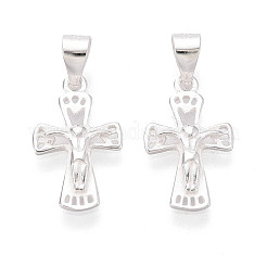 925 подвеска с крестом Иисуса из стерлингового серебра STER-N016-121S