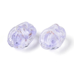 Нити из бусин ручной работы в технике лэмпворк и блестящих бусинок&nbsp;LAMP-T023-29D