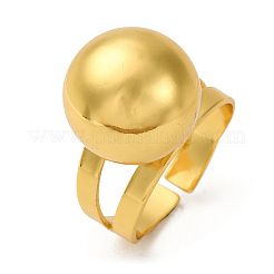 Латунь манжеты кольца RJEW-D323-01G