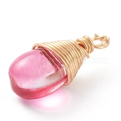 Прозрачные стеклянные подвески&nbsp;PALLOY-JF00560